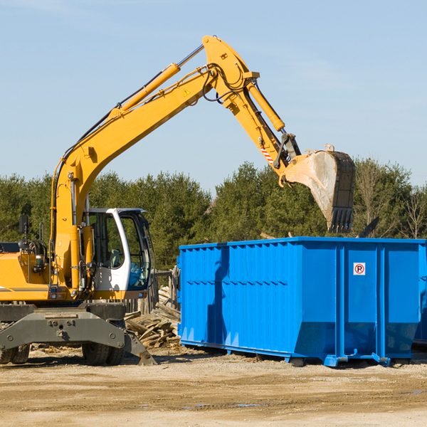 what size residential dumpster rentals are available in Lower Macungie Pennsylvania